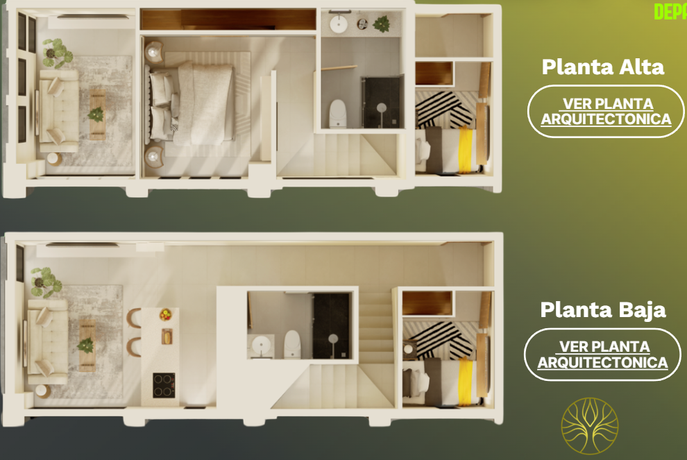 Planta arquitectónica modelo Cenit