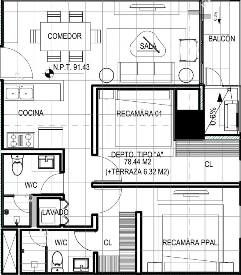 Depa Miletto Piso 14 - Cuatro Rios - Foto 14